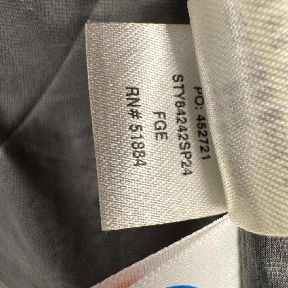Patagonia Medium Gray Quilted Puffer Vest Corporate Branded GORP Hiking Business - Picture 8 of 11